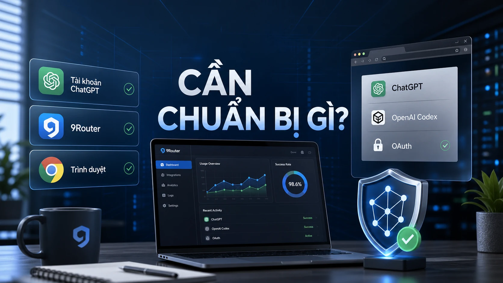 Chuẩn bị kết nối ChatGPT Plus với 9Router