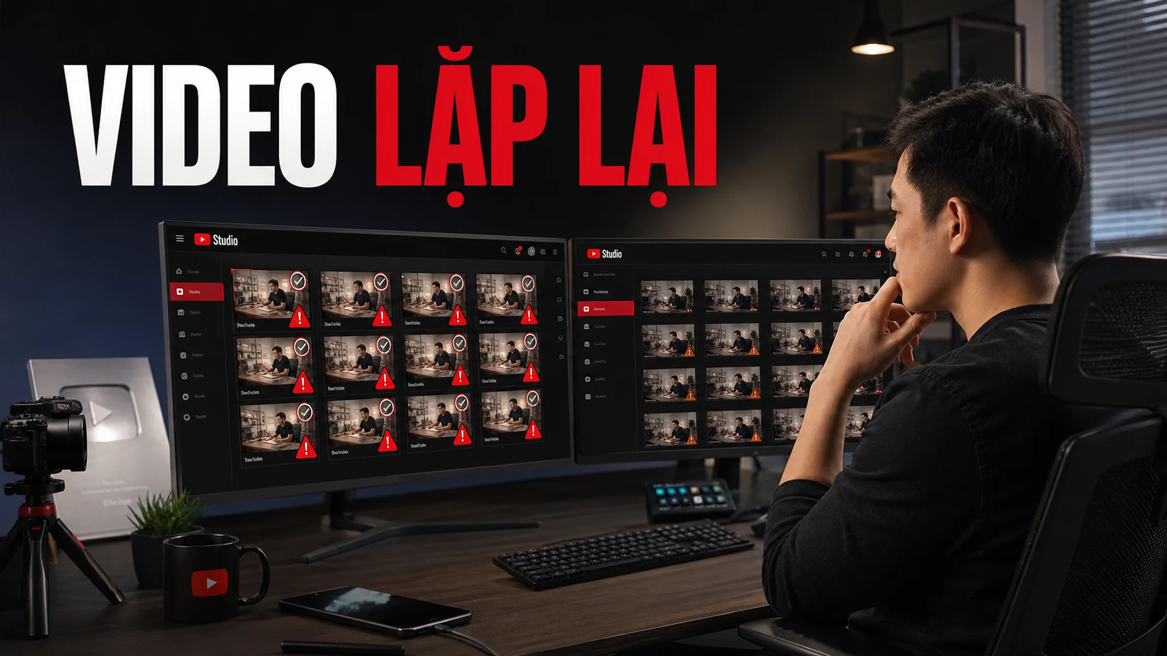 Video YouTube lặp lại và sản xuất theo mẫu