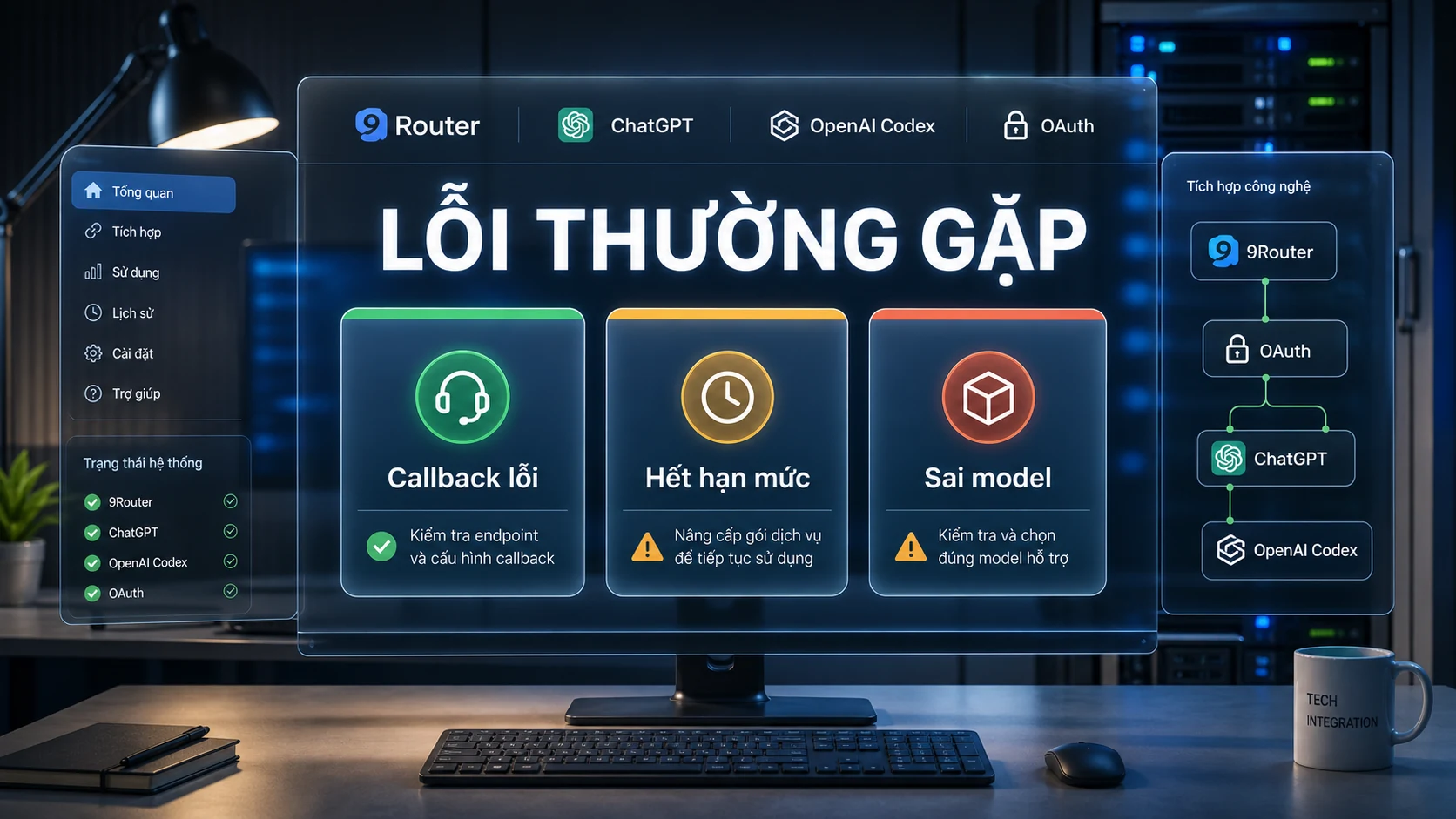 Lỗi thường gặp khi kết nối ChatGPT Plus với 9Router