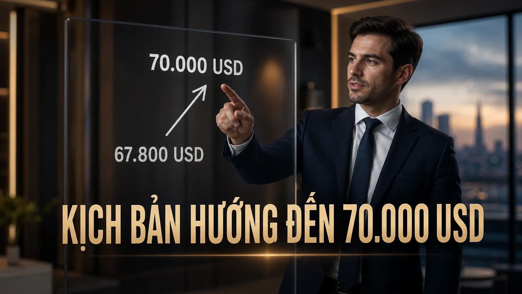 Kịch bản Bitcoin hướng đến 70.000 USD