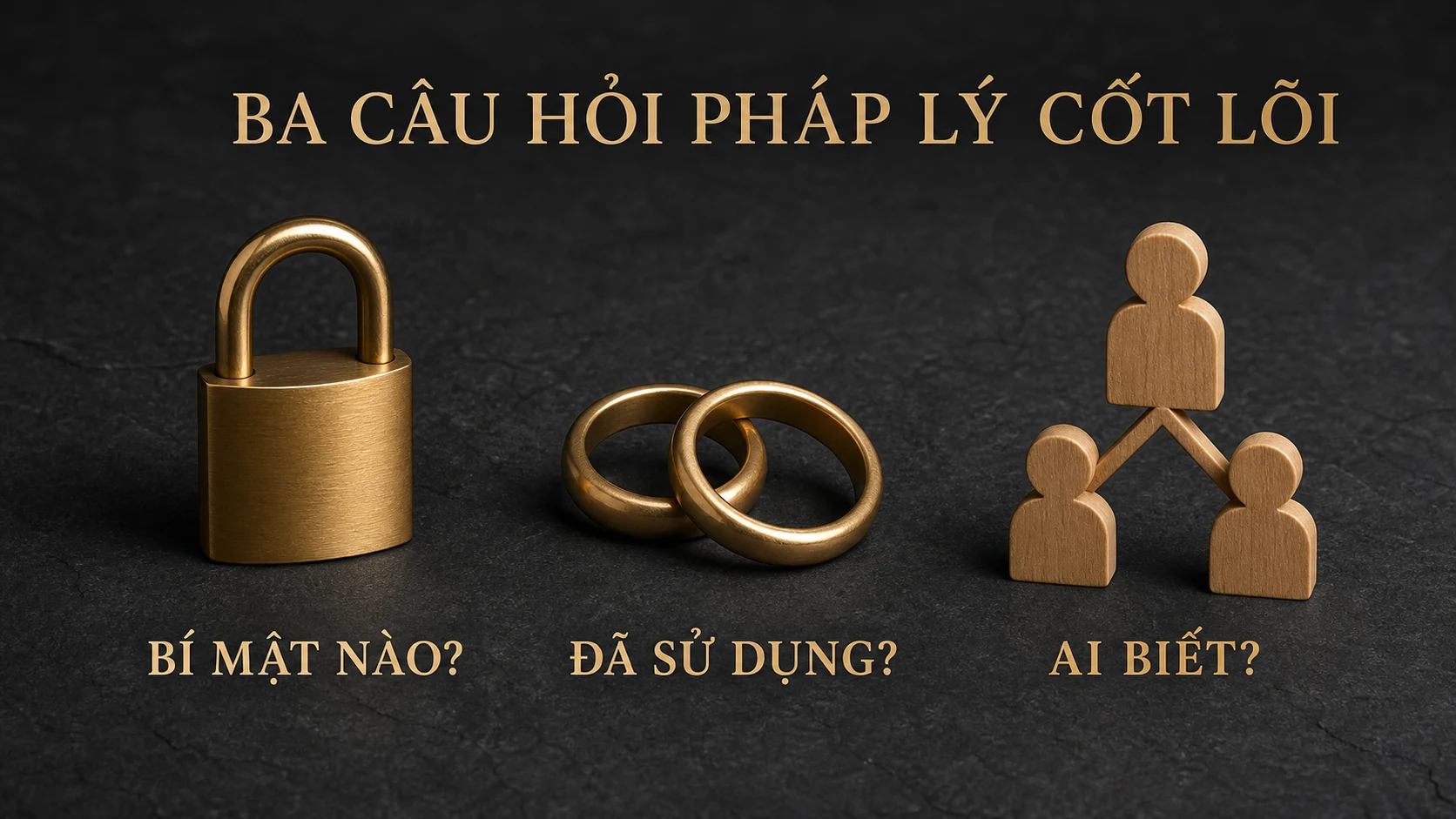 Ba câu hỏi pháp lý cốt lõi