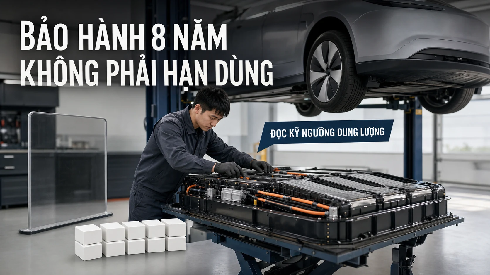Bảo hành pin xe điện 8 năm