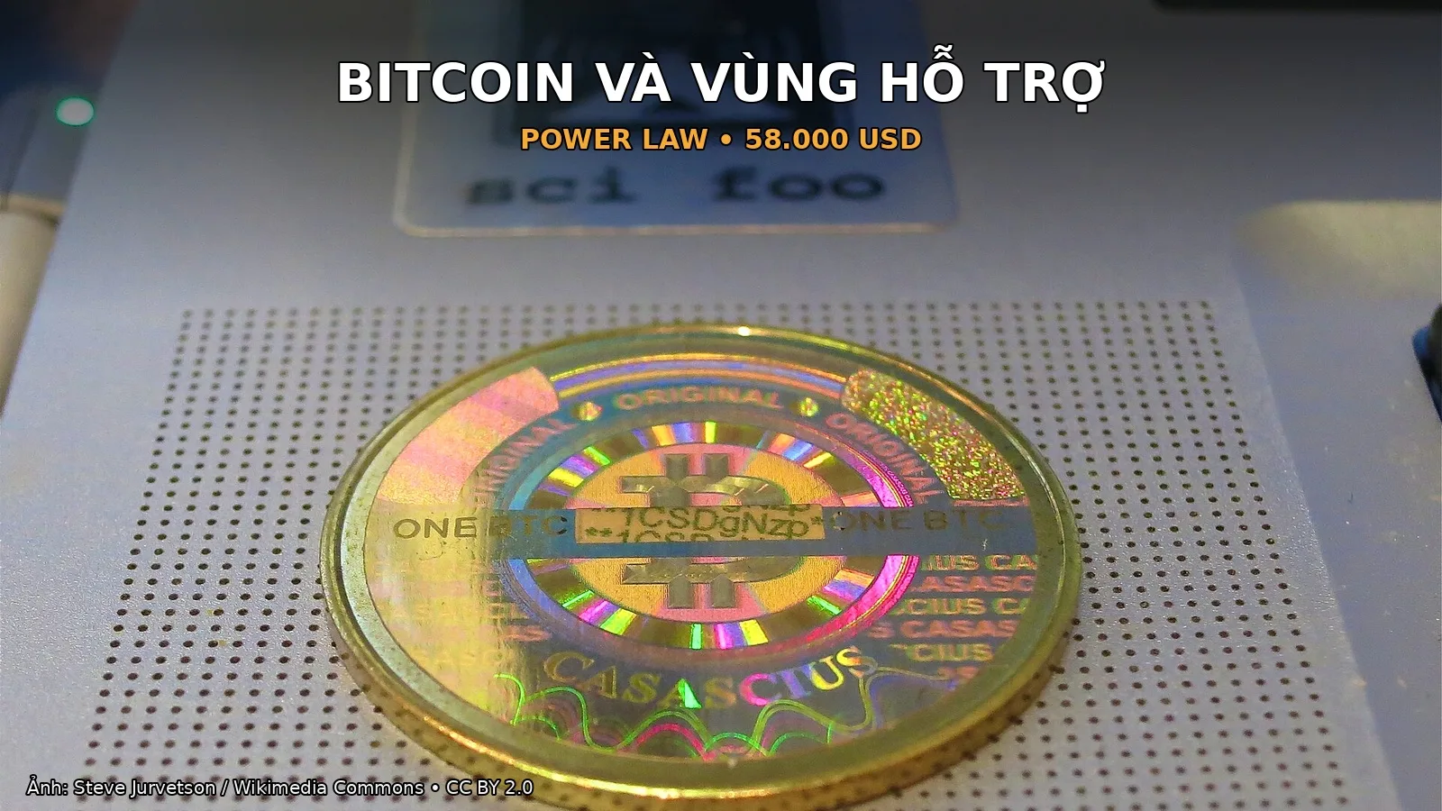 Bitcoin Power Law và vùng hỗ trợ 58.000 USD