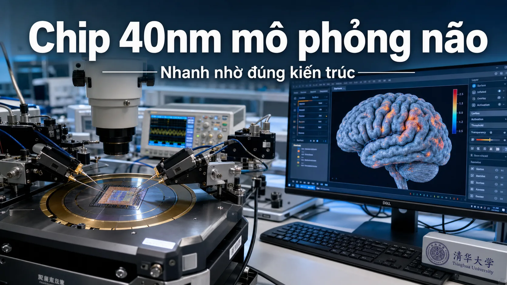 Chip 40nm mô phỏng não nhanh hơn A100 478 lần: Hiểu sao cho đúng?