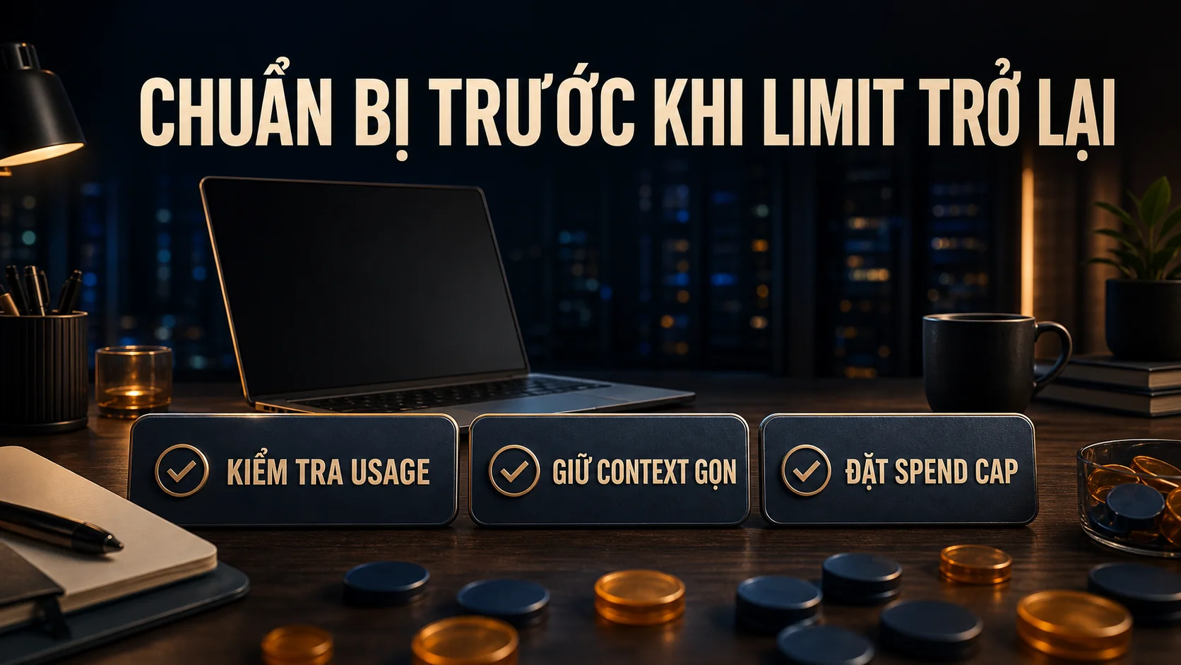 Checklist chuẩn bị khi giới hạn Claude Code trở lại
