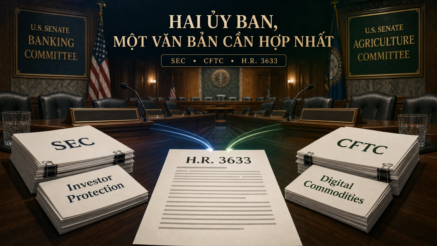 Hai ủy ban Thượng viện xử lý CLARITY Act