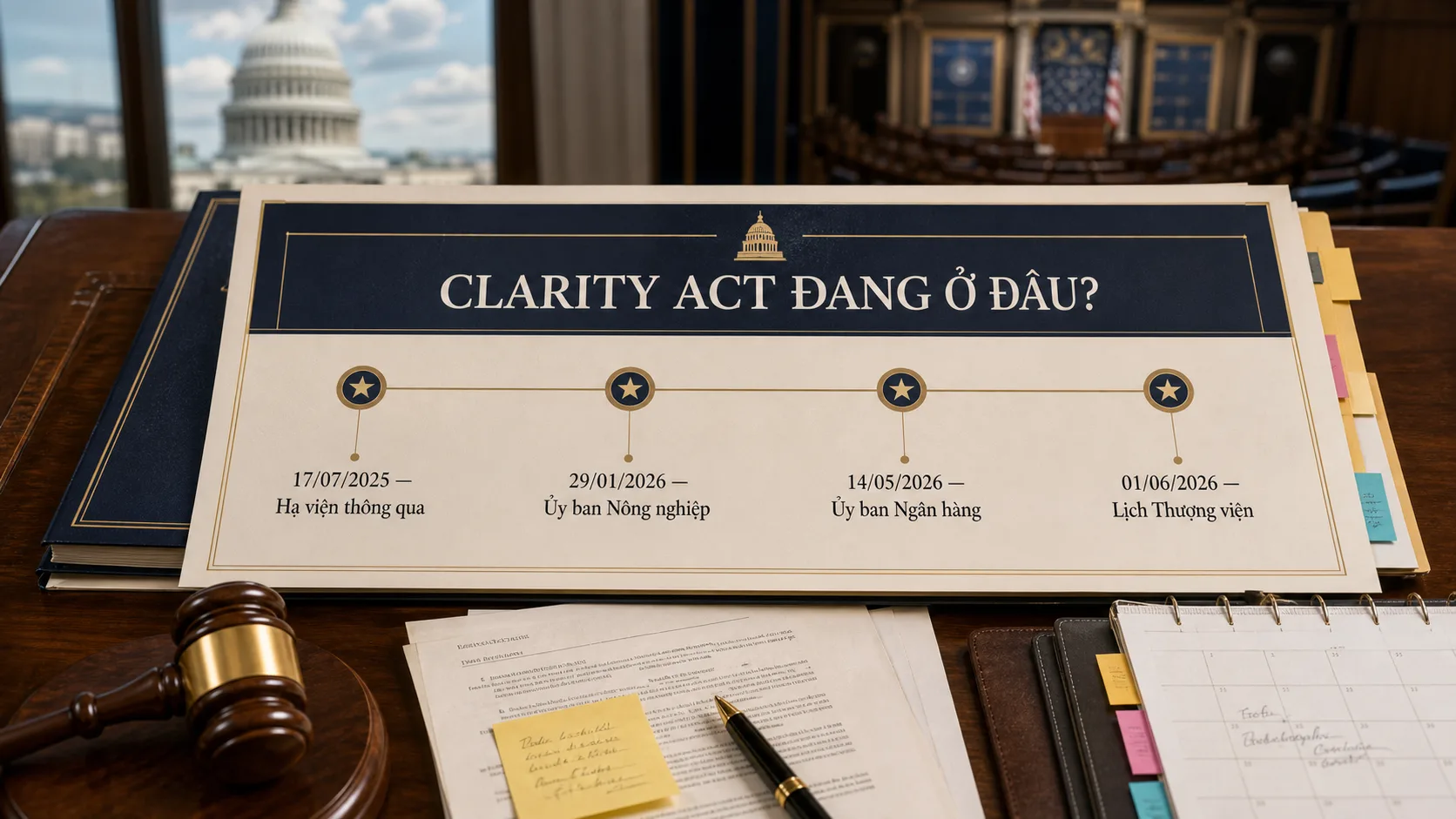 CLARITY Act và tiến trình tại Thượng viện Mỹ