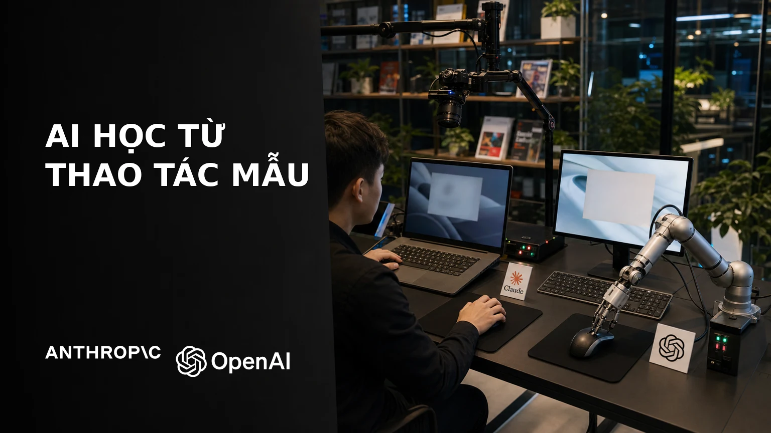 AI học workflow từ thao tác mẫu