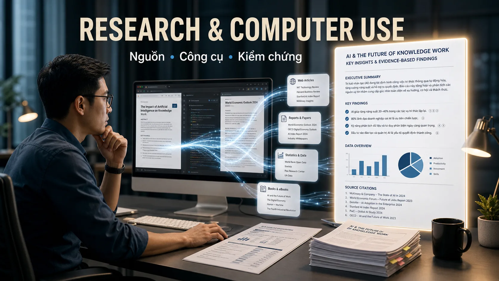 So sánh research và computer use giữa hai model