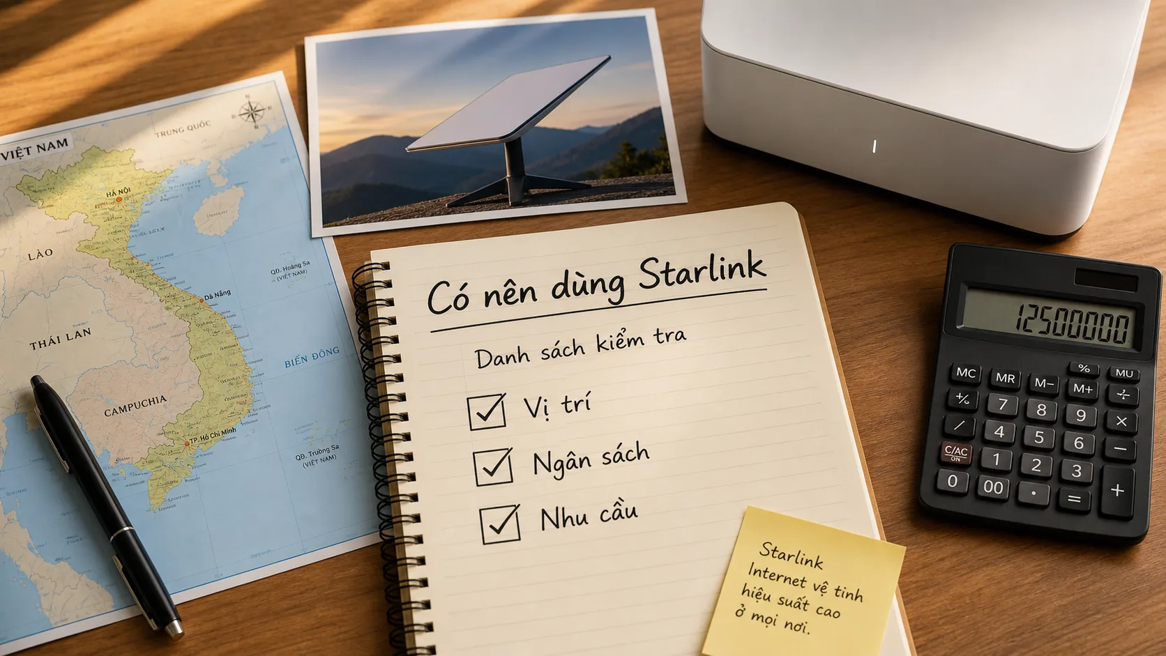 Checklist có nên dùng Starlink tại Việt Nam