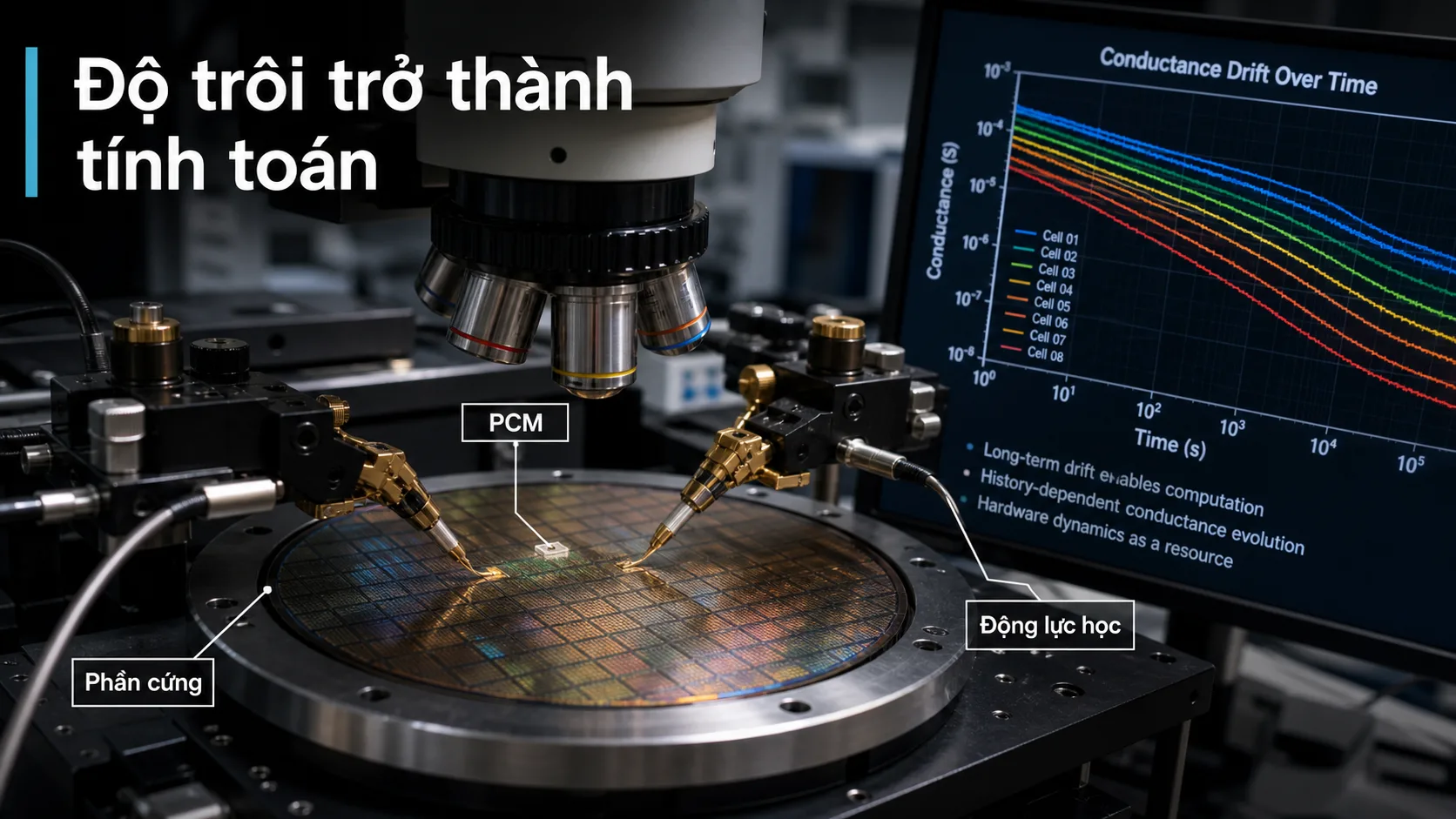 Độ trôi điện dẫn trở thành tài nguyên tính toán