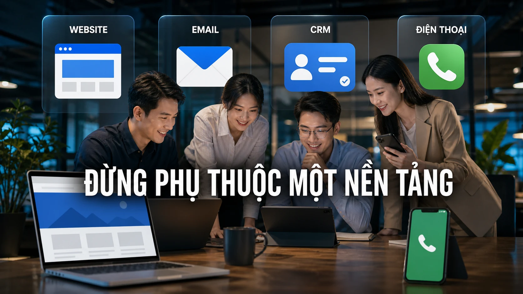 Kế hoạch dự phòng kênh số cho doanh nghiệp