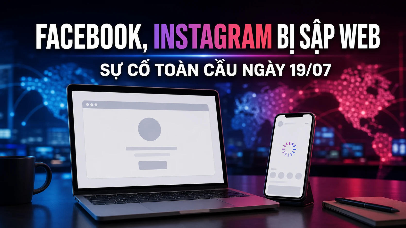 Facebook và Instagram bị sập phiên bản web: Điều gì đã xảy ra?