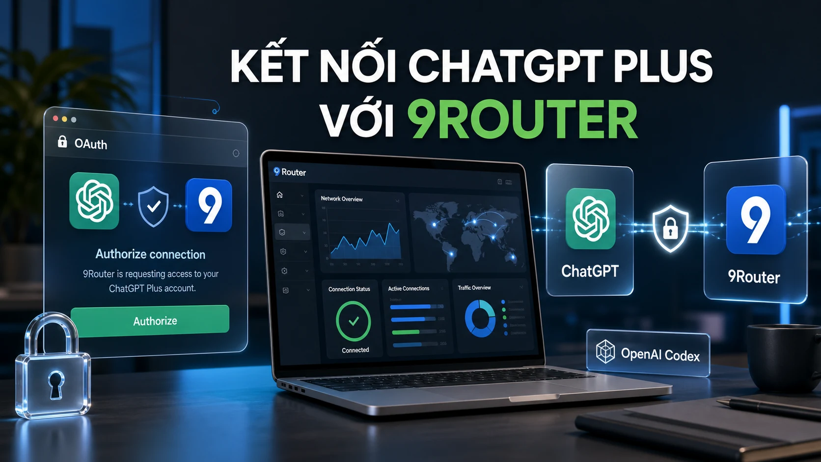 Kết nối ChatGPT Plus với 9Router qua OAuth: Cách làm và rủi ro