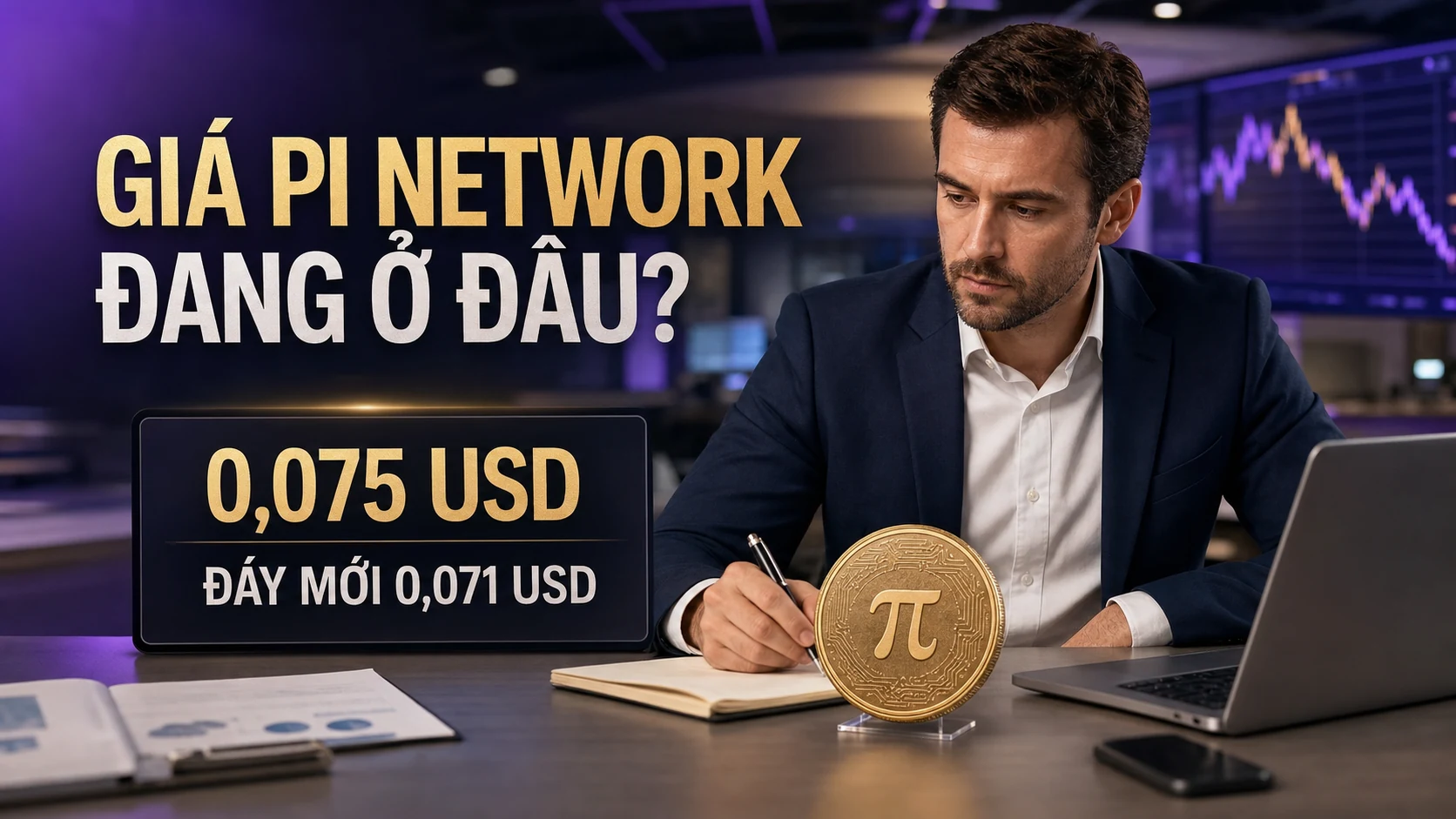 Giá Pi Network lập đáy lịch sử sau khi giảm 97,5%