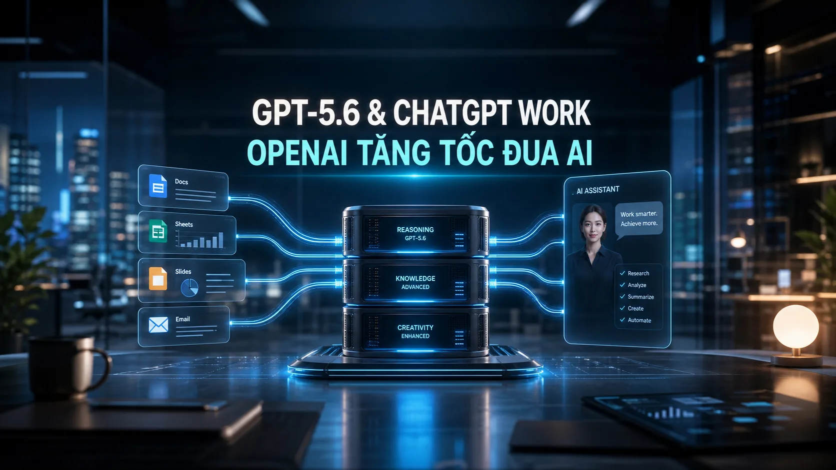 GPT-5.6 và ChatGPT Work: OpenAI tăng tốc cuộc đua AI