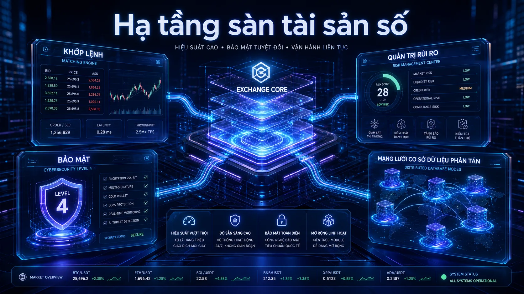 Hạ tầng công nghệ và quản trị rủi ro là nền tảng của sàn tài sản số