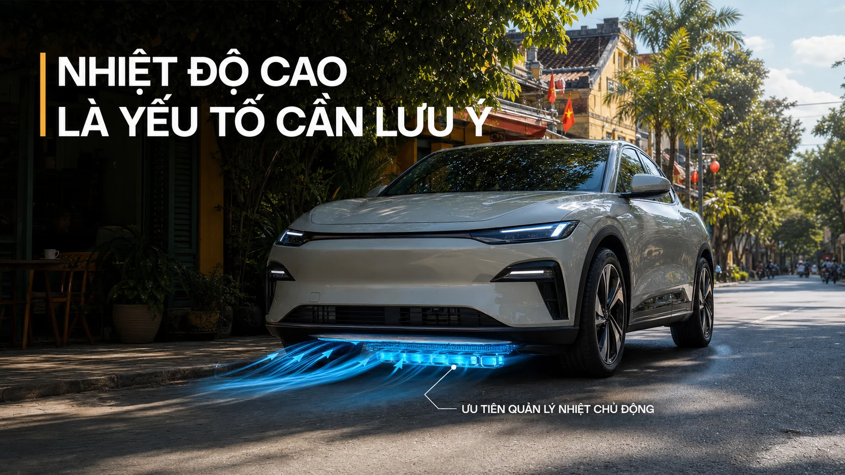 Khí hậu nóng ảnh hưởng pin xe điện