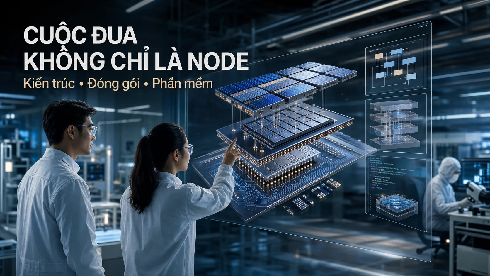 Cuộc đua chip không chỉ nằm ở tiến trình sản xuất
