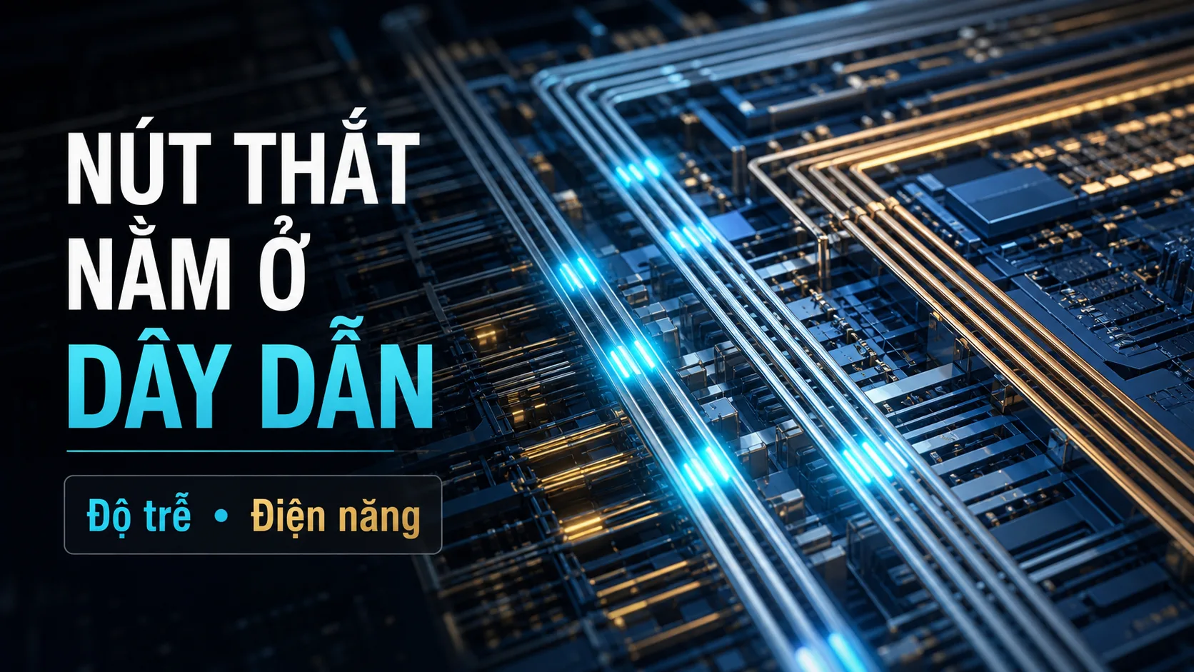 Dây liên kết là nút thắt trên chip hiện đại