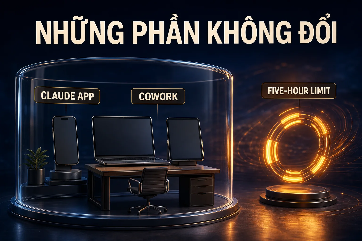 Các sản phẩm và giới hạn Claude không thay đổi