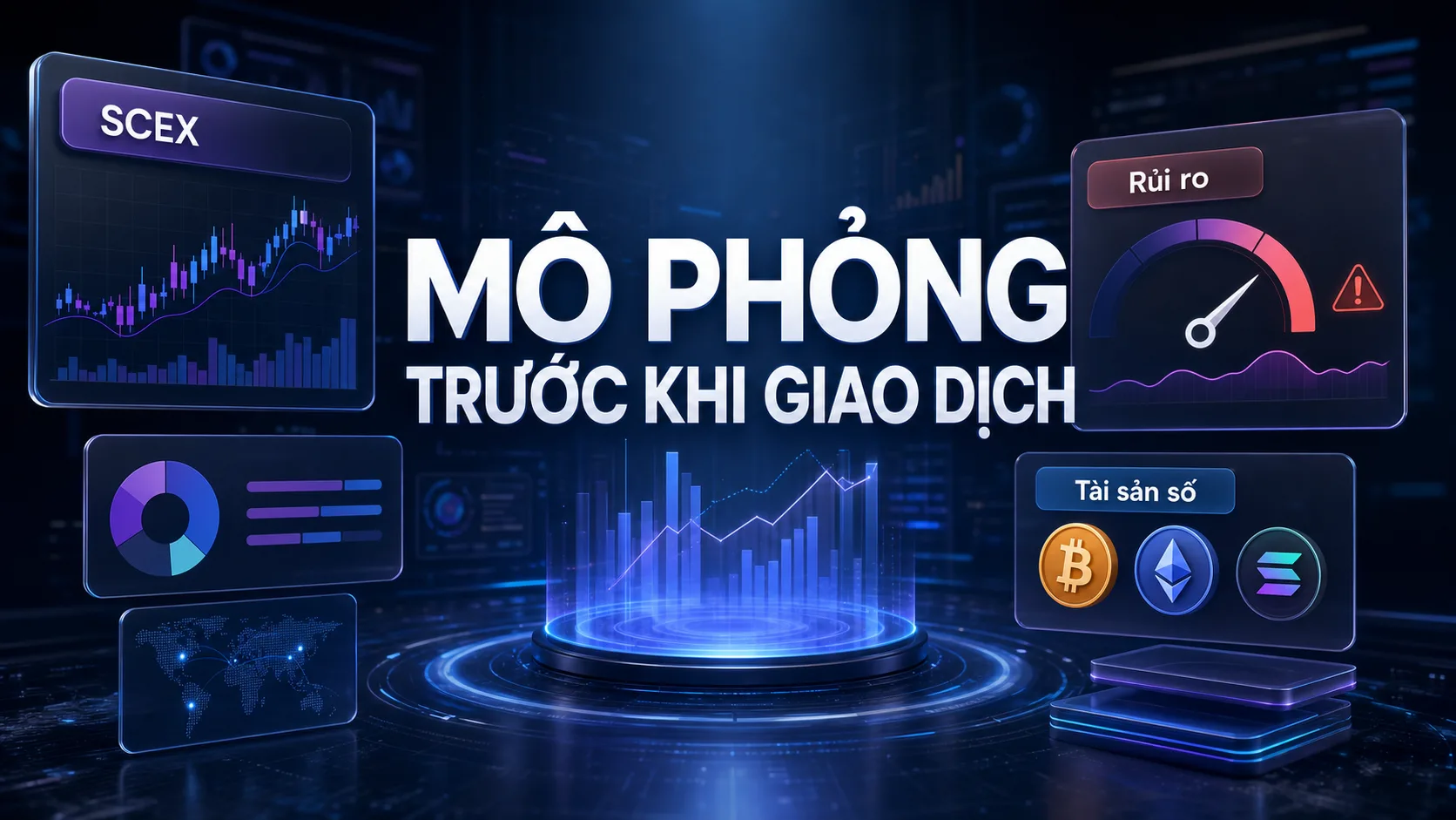 Giao dịch mô phỏng tài sản số giúp người dùng hiểu rủi ro