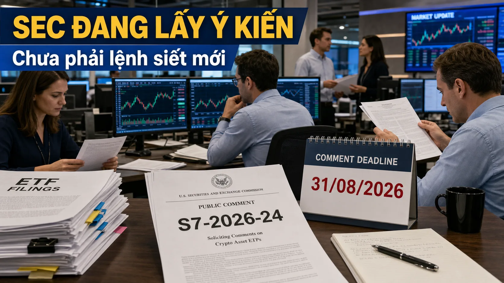 SEC rà soát ETF crypto và rủi ro quỹ mới lạ