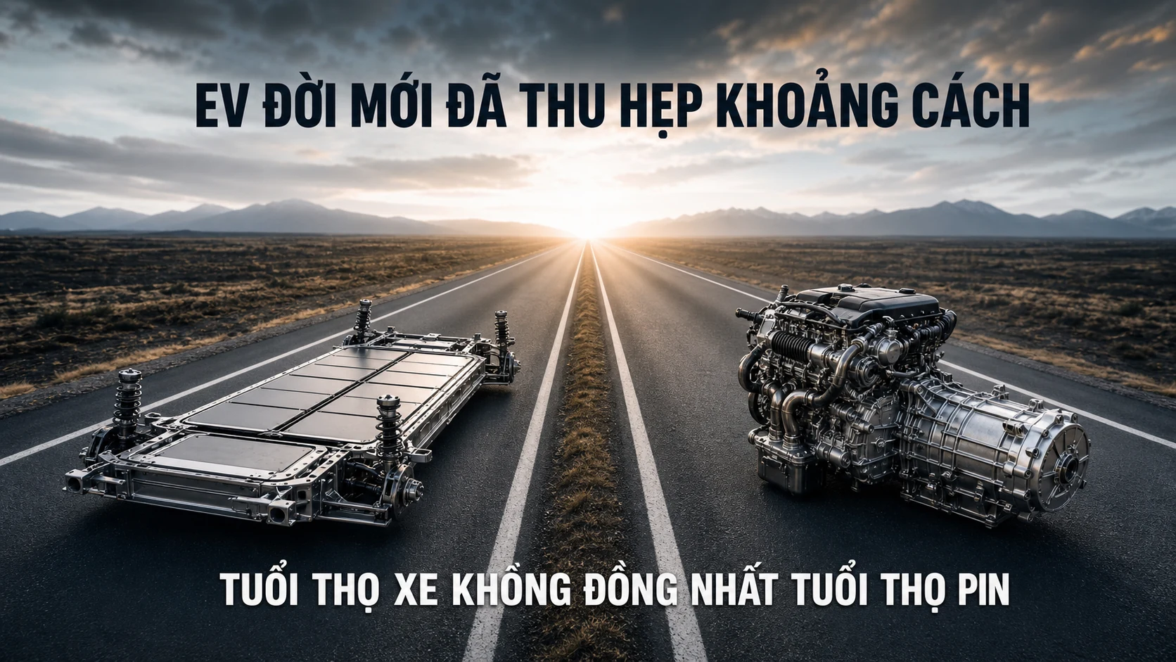 Tuổi thọ xe điện và xe xăng