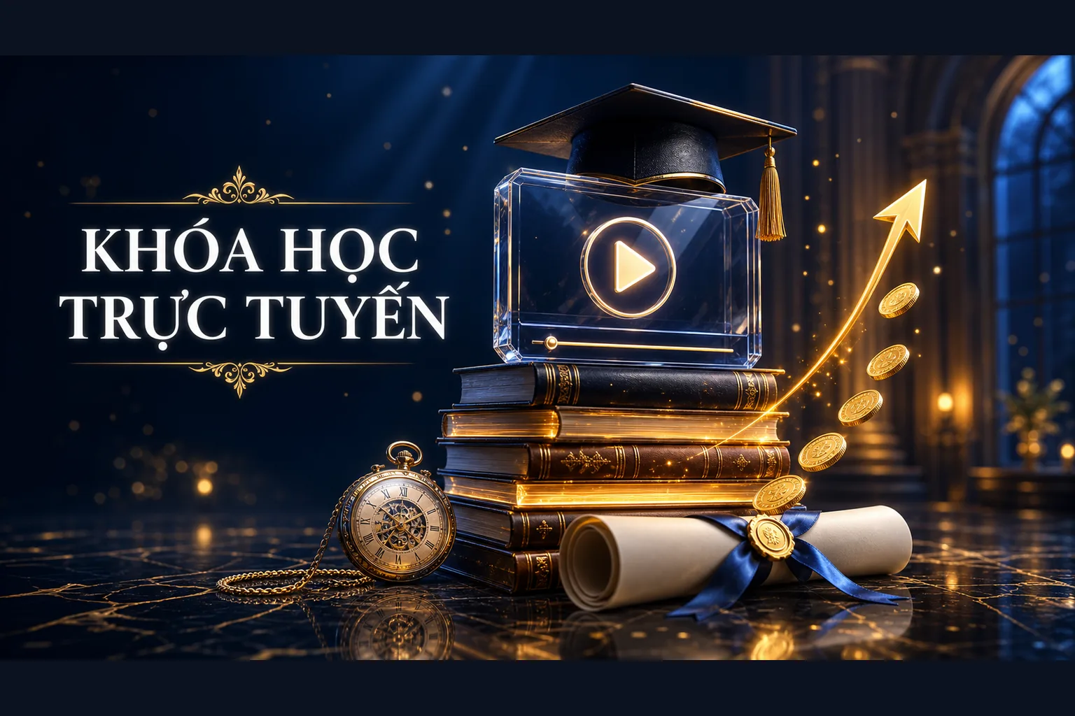 Khóa học trực tuyến chuyển chuyên môn thành thu nhập thụ động
